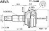 ASVA TY-35A48 Joint Kit, drive shaft